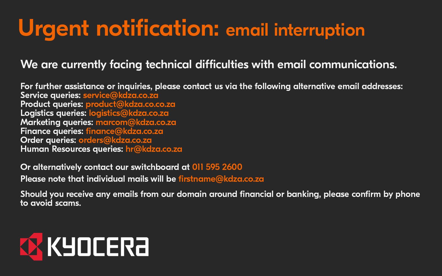 email interruption